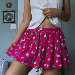 Hollister floral skirt